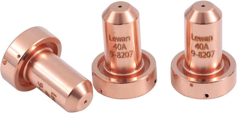Lewan Store Lewan10Pcs 9-8215 Electrode & 10 Pcs 9-8207 Nozzle Tips & 5Pcs 9-8245 Shield Cap 40A fit Thermal Dynamics SL60/SL100 Plasma Cutting Torch Consumables - Image 4